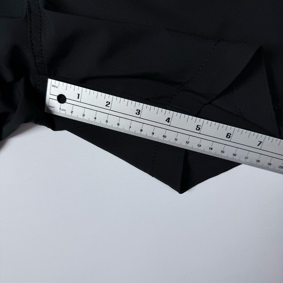 Abercrombie‎ Fitch Mens Lined Black Stretch Performance Shorts Size XL - Picture 7 of 8